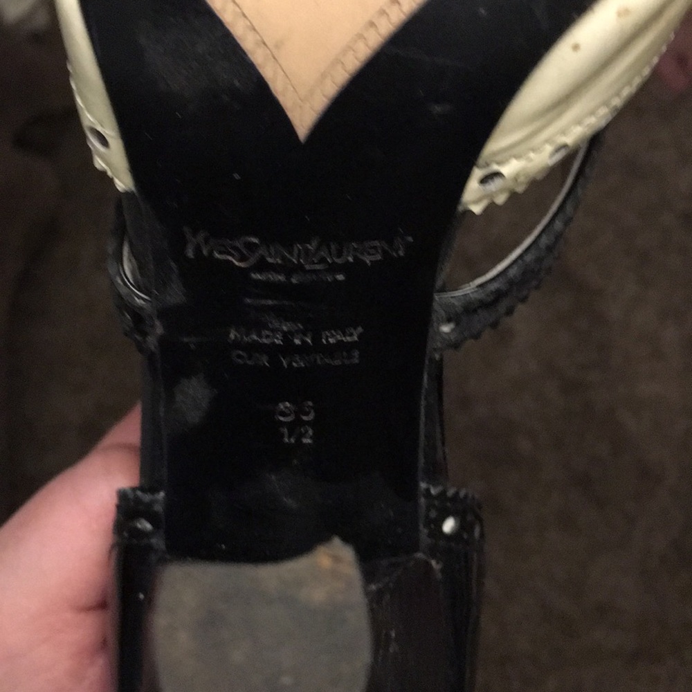 Yves Saint Laurent tuxedo heels - Picture 5 of 6